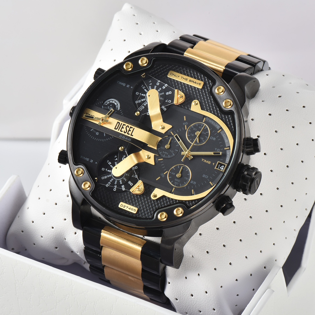 DIESEL DZ7465 Watch: Capricorn Quartz Core, Steel Wrap, Reinforced Glass - 图片 6
