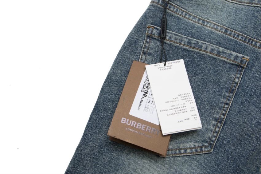 BURBERRY reclining jeans SIZE: 28 30 32 34 36 Color: Blue - 图片 7