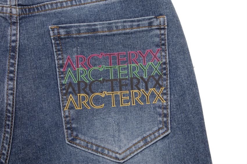 Arc’teryx Overlapping Letters Leisure Jeans: Quality Foreign Trade Factory Products (Sizes 28-36) - 图片 7