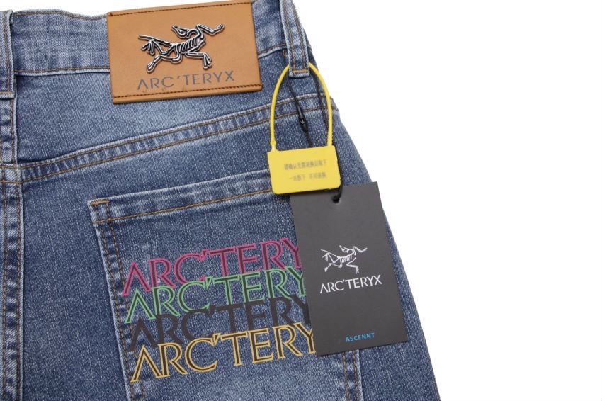 Arc’teryx Overlapping Letters Leisure Jeans: Quality Foreign Trade Factory Products (Sizes 28-36) - 图片 6