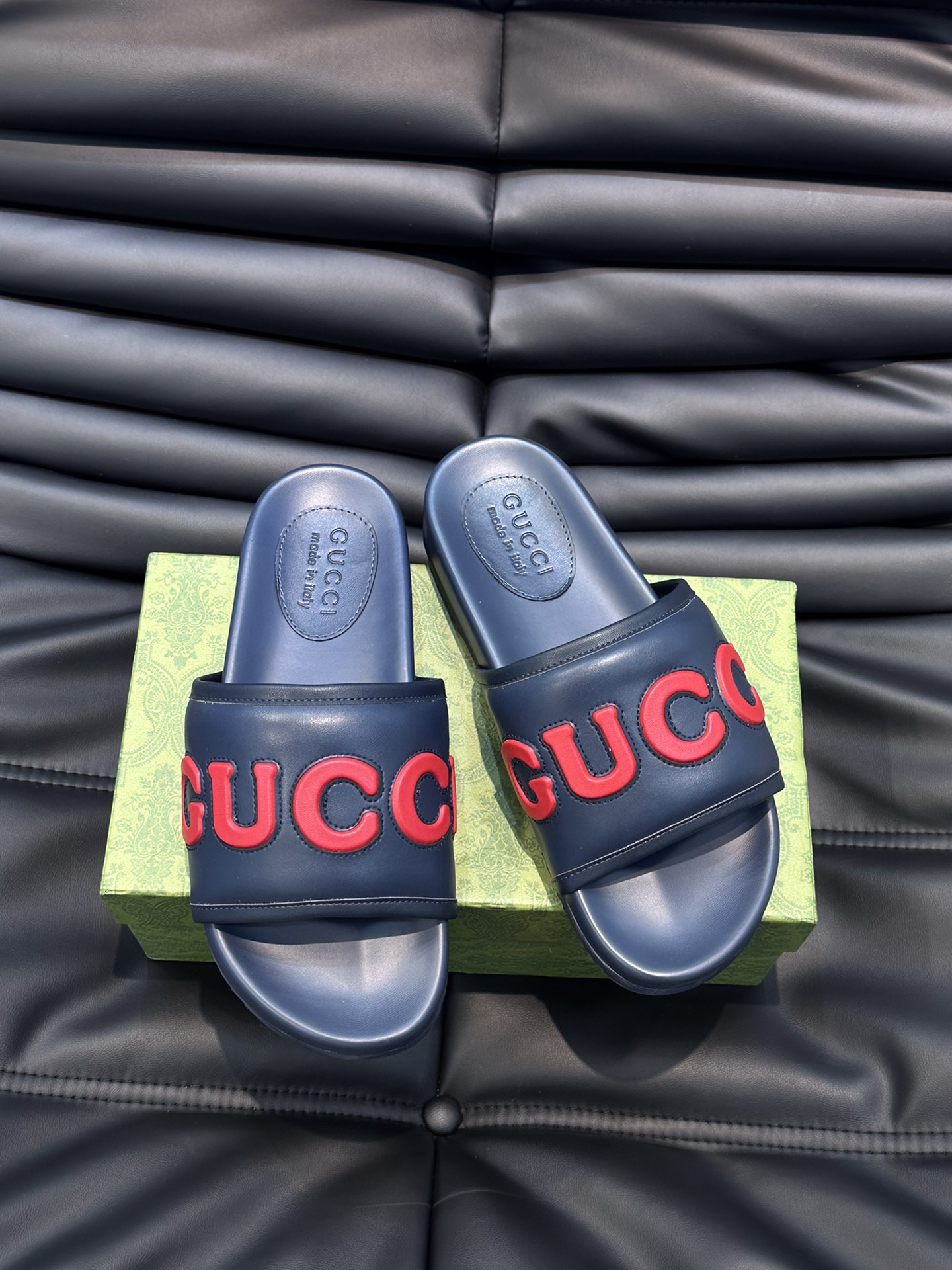 Gucci Knockoff
 Shoes Sandals Slippers Unisex Cowhide TPU Spring/Summer Collection Fashion