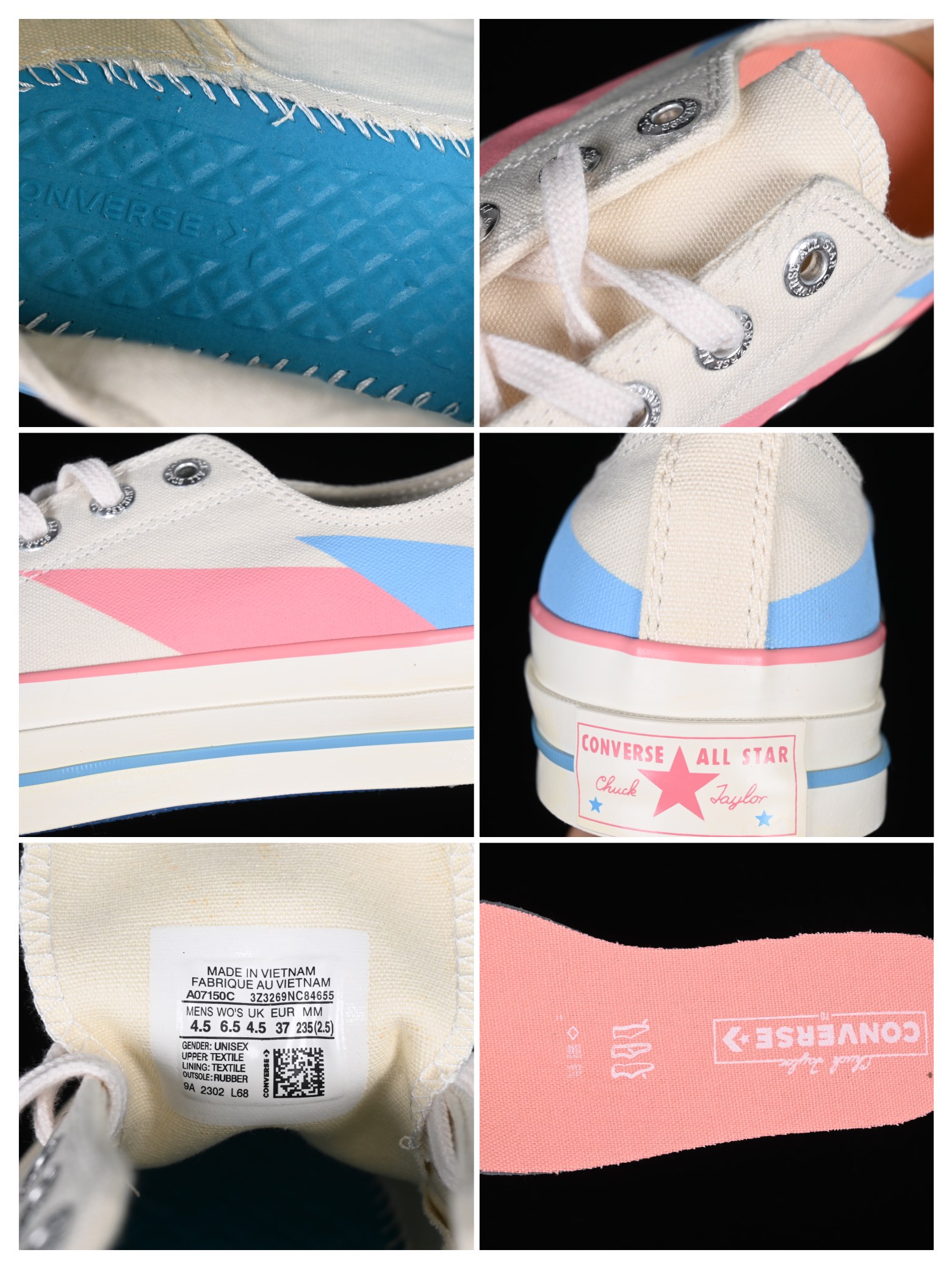 💰150纯原
Converse 1970s 全新撞色系列 低帮休闲板鞋 A07150C
#米白鞋身搭配撞色元素 附赠宽扁丝绸印花丝绸彩带 复古又温柔
尺码:35 36 36.5 37 37.5 38 39 39.5 40 41 41.5 42 42.5 43 44 M.C3