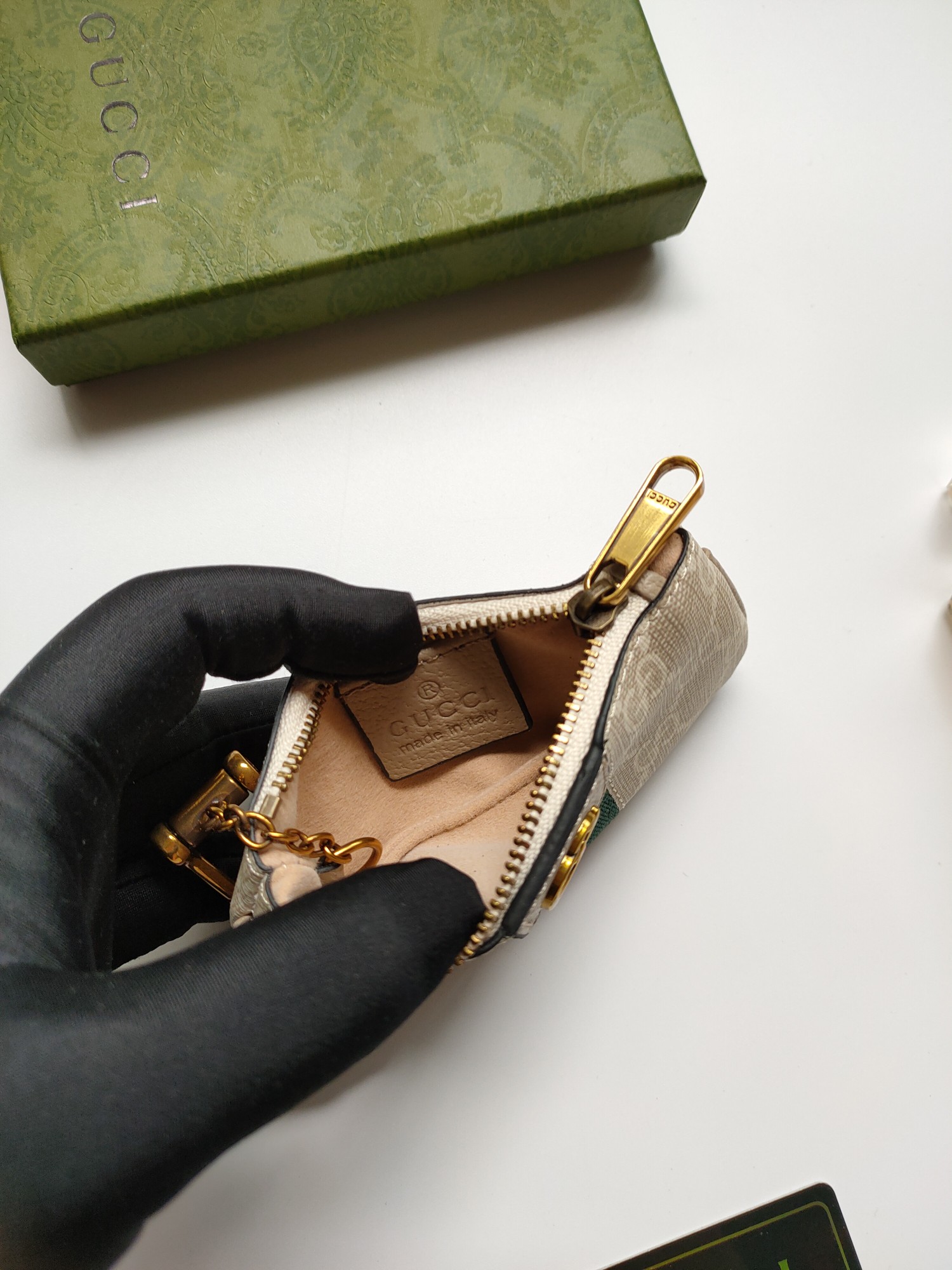 Gucci 小銭入れ 財布 - スタイリッシュな帆布素材とダブルG金具