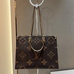 Louis Vuitton LV Onthego Handbags Tote Bags Monogram Reverse Canvas