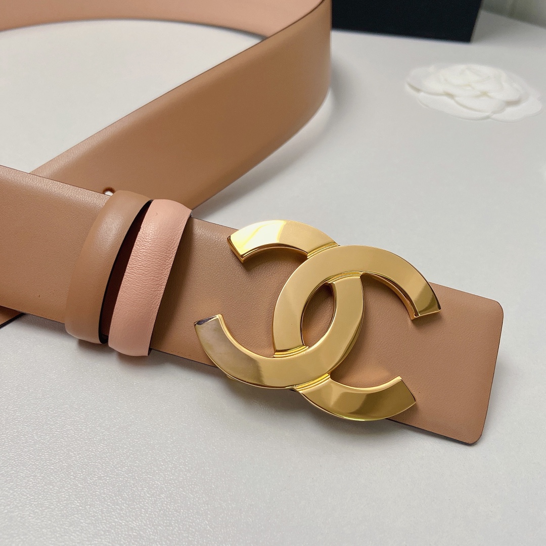 小香4.0Cm双面小牛皮与精品贵金属