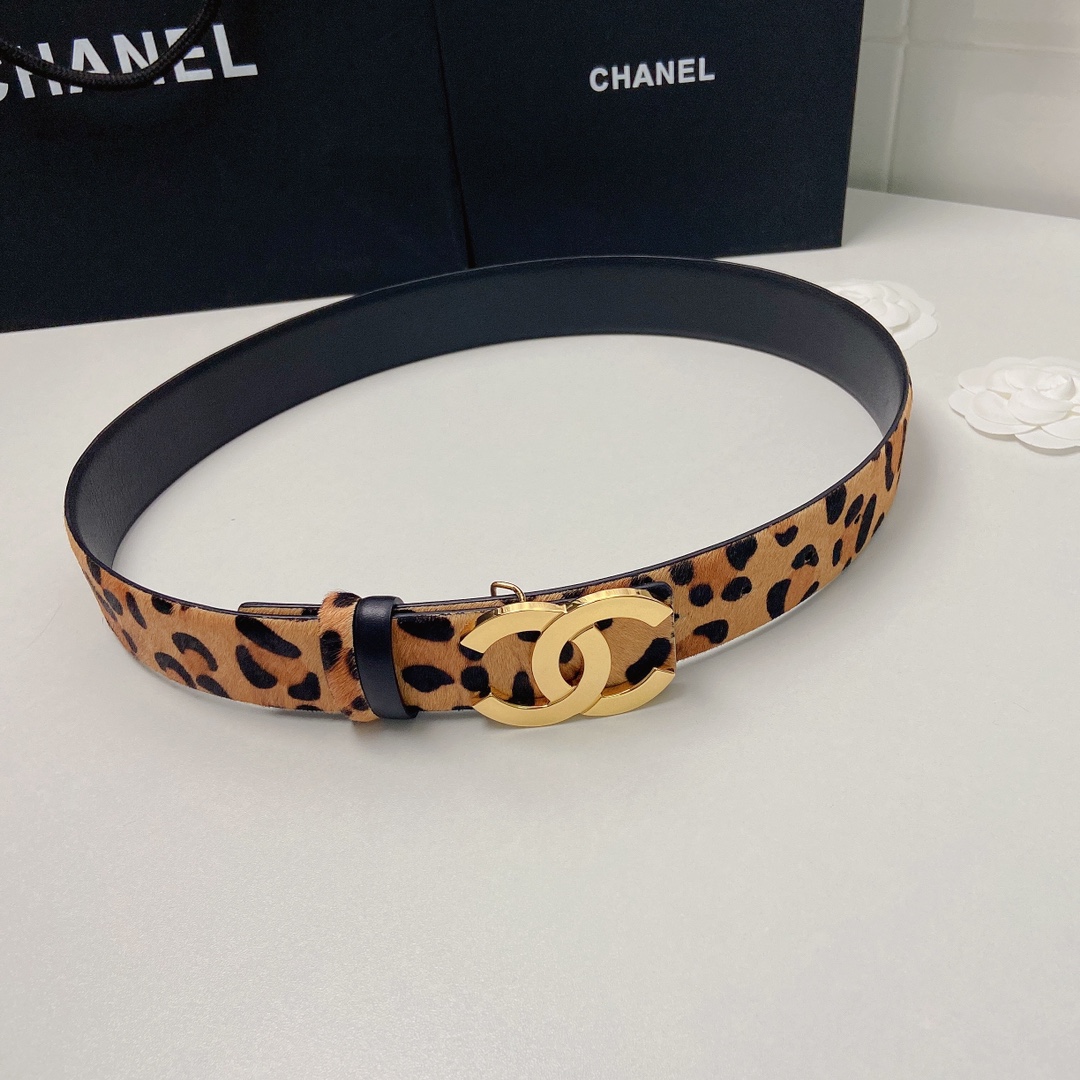 小香4.0Cm双面小牛皮与精品贵金属