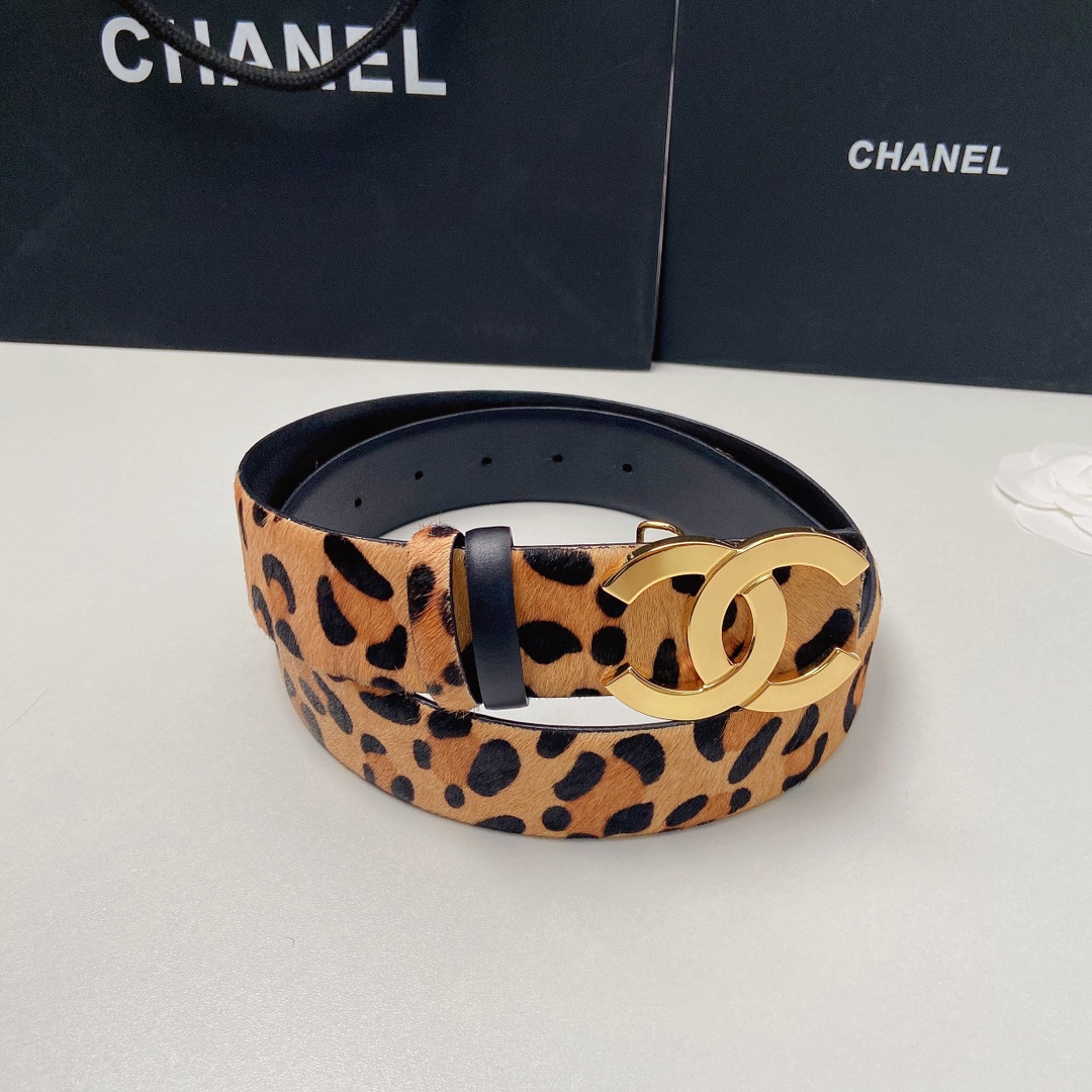 小香4.0Cm双面小牛皮与精品贵金属