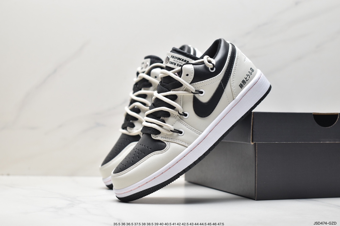 200 Air Jordan 1 Low 绑带白黑蓝 553560-062