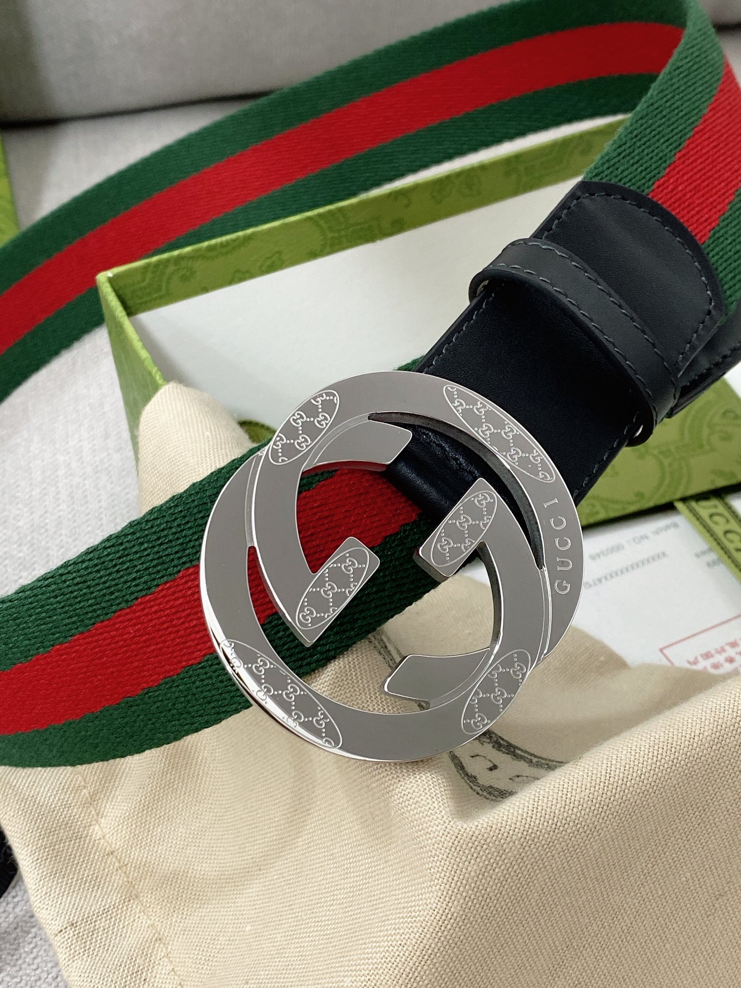 Gucci.古驰全套包装宽度38mm