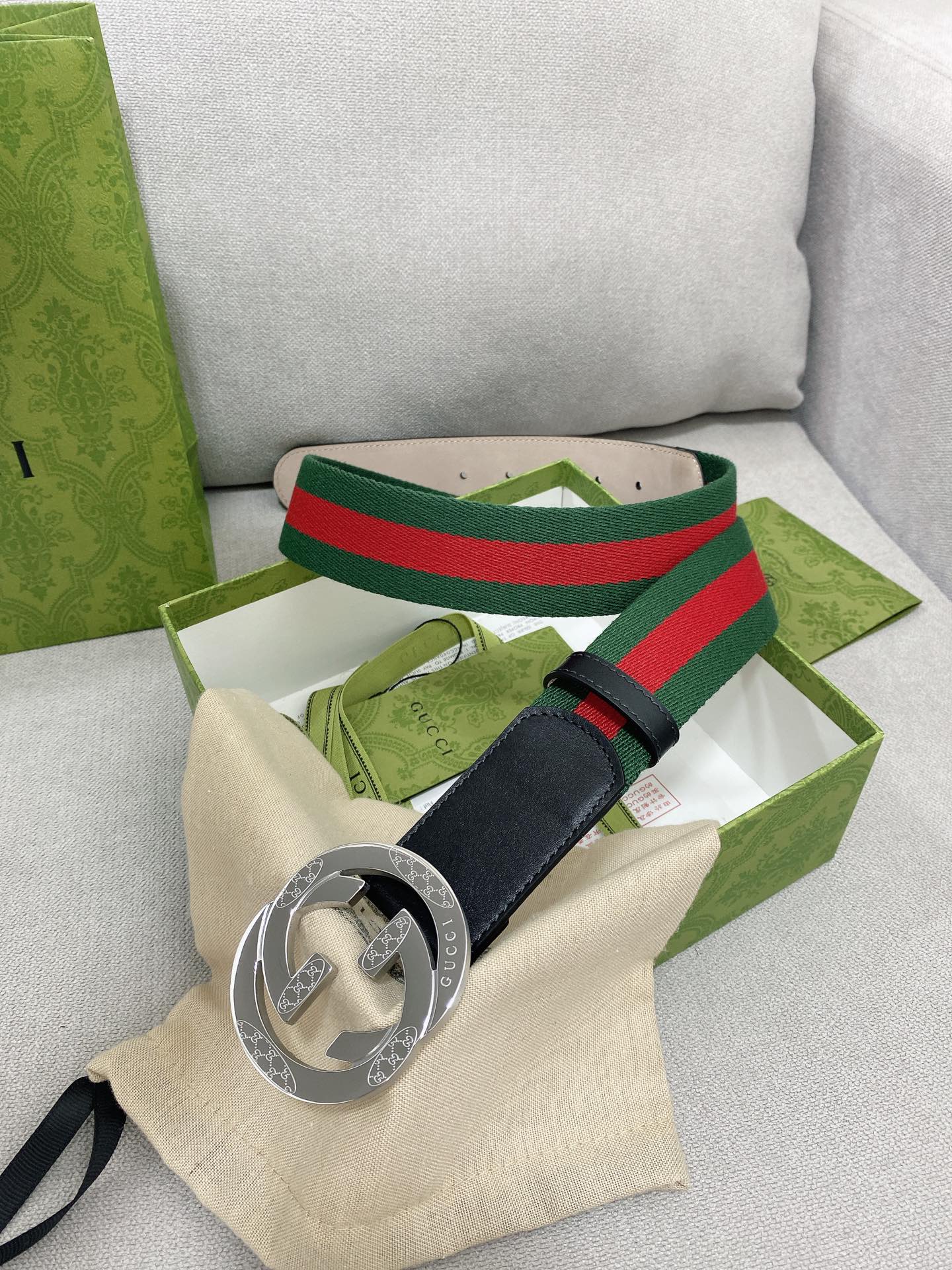 Gucci.古驰全套包装宽度38mm