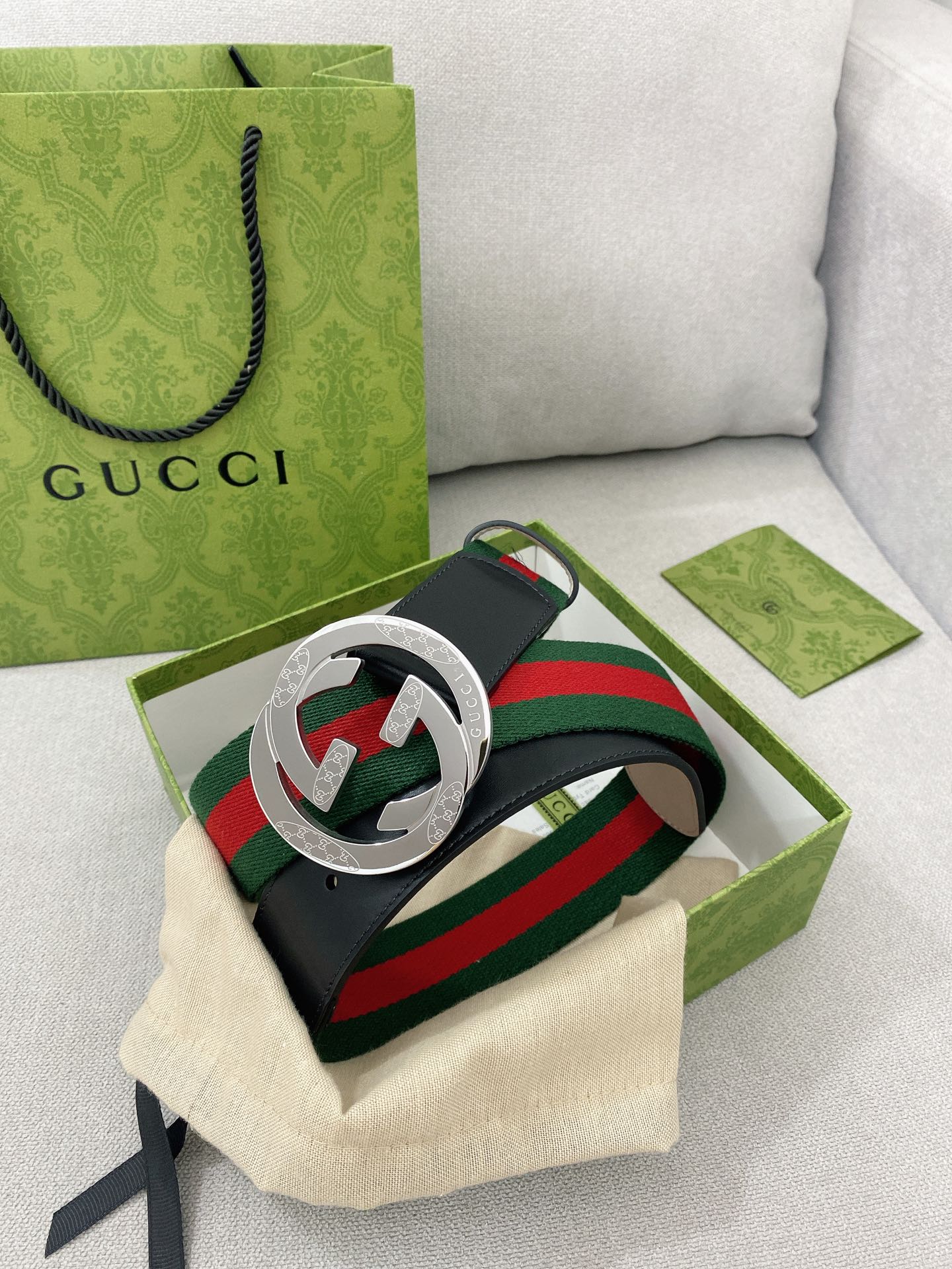Gucci.古驰全套包装宽度38mm