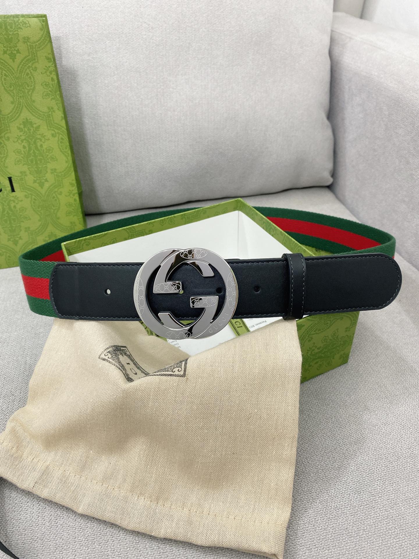 Gucci.古驰全套包装宽度38mm