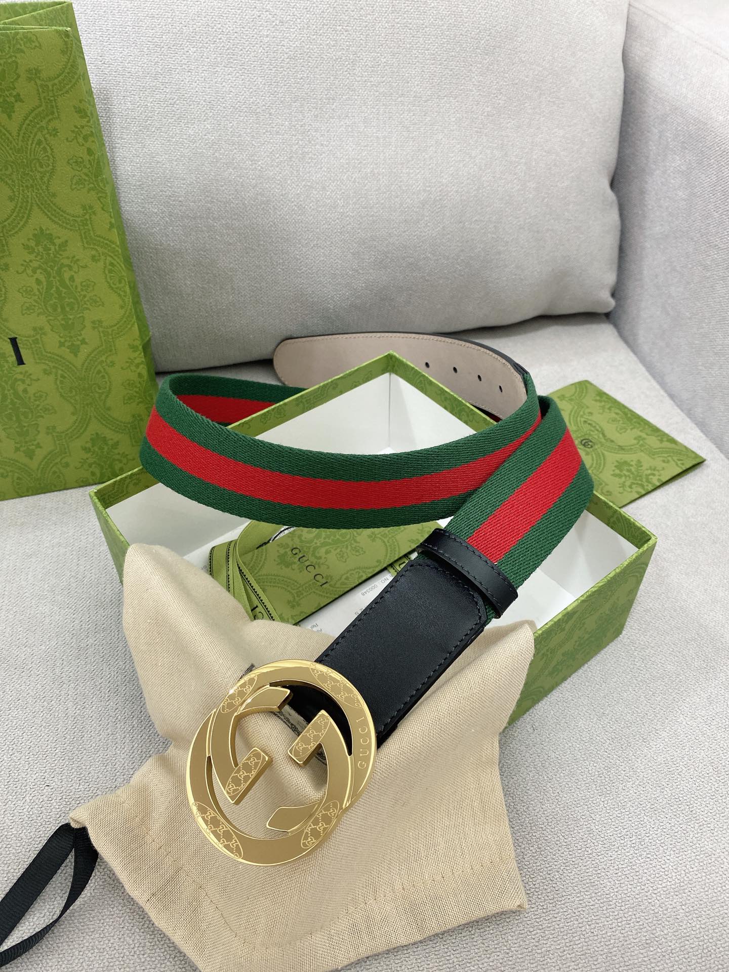 Gucci.古驰全套包装宽度38mm