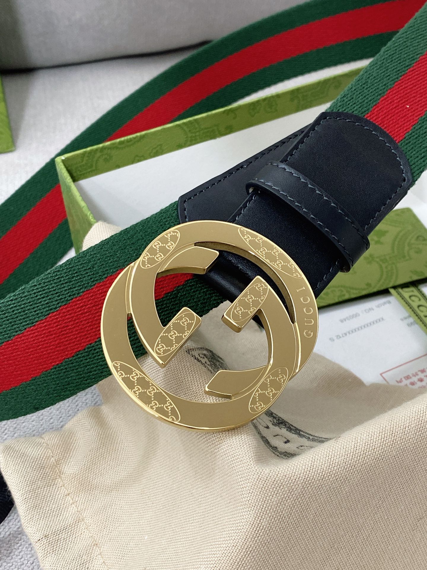Gucci.古驰全套包装宽度38mm