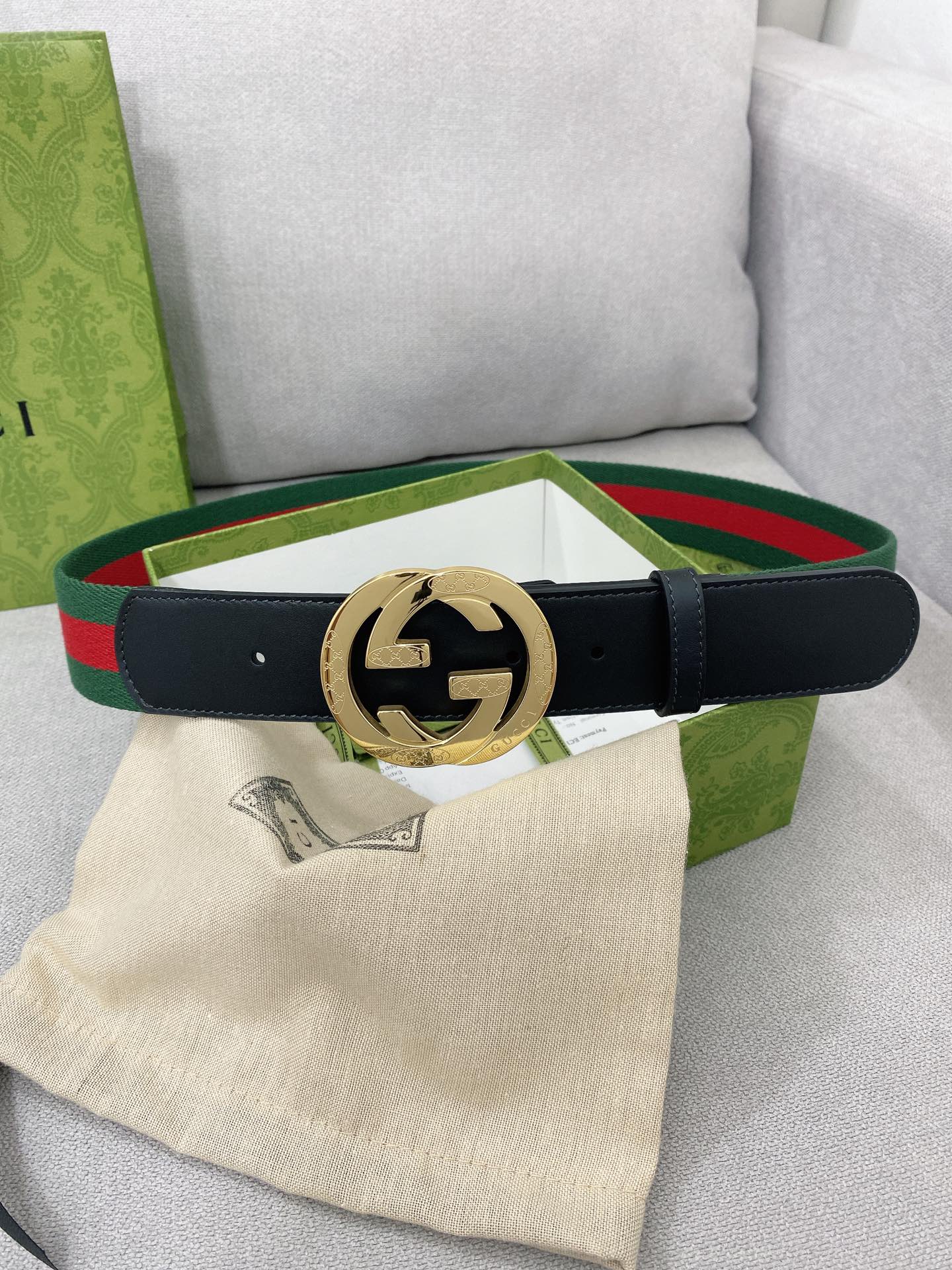 Gucci.古驰全套包装宽度38mm