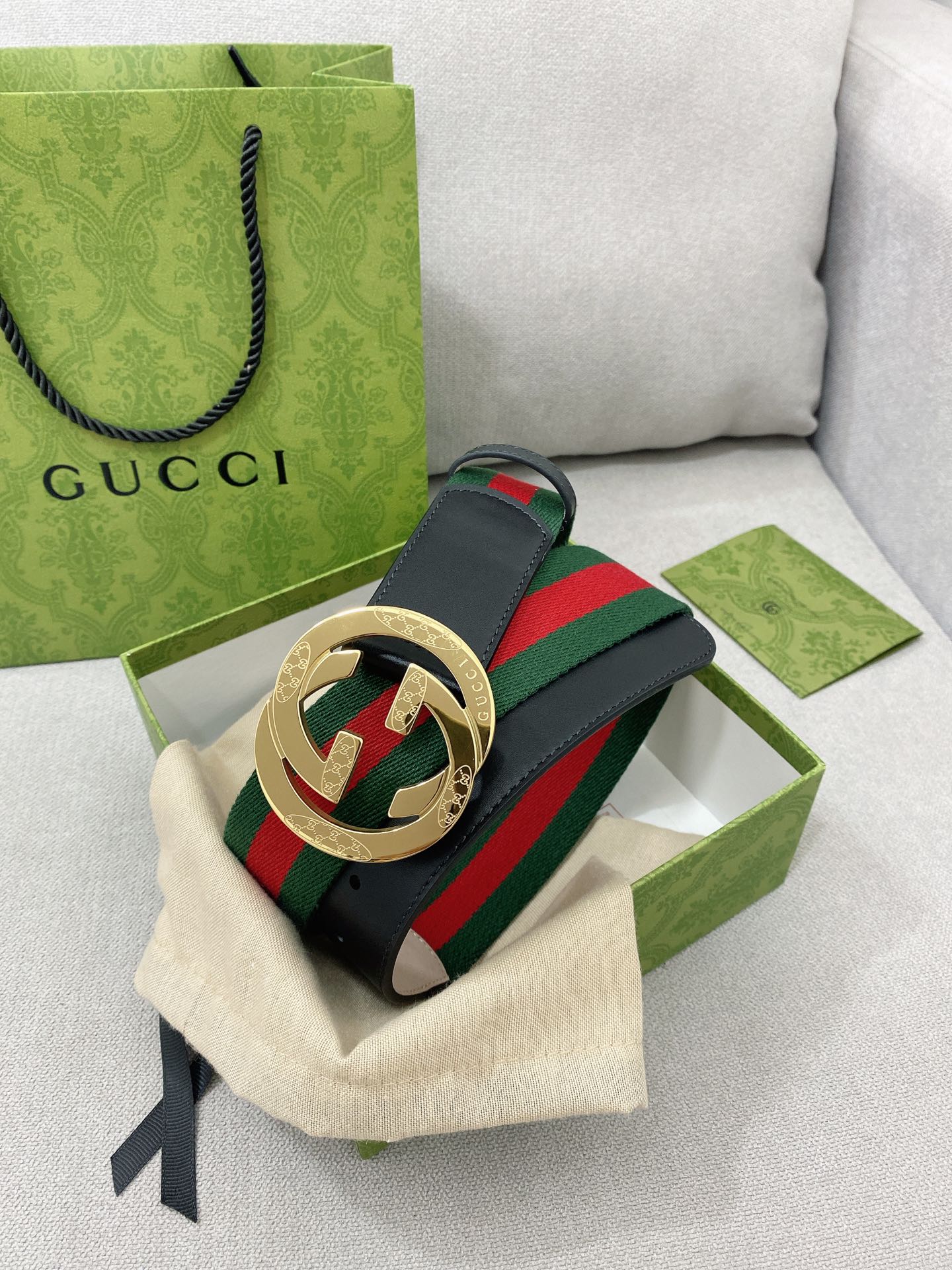 Gucci.古驰全套包装宽度38mm