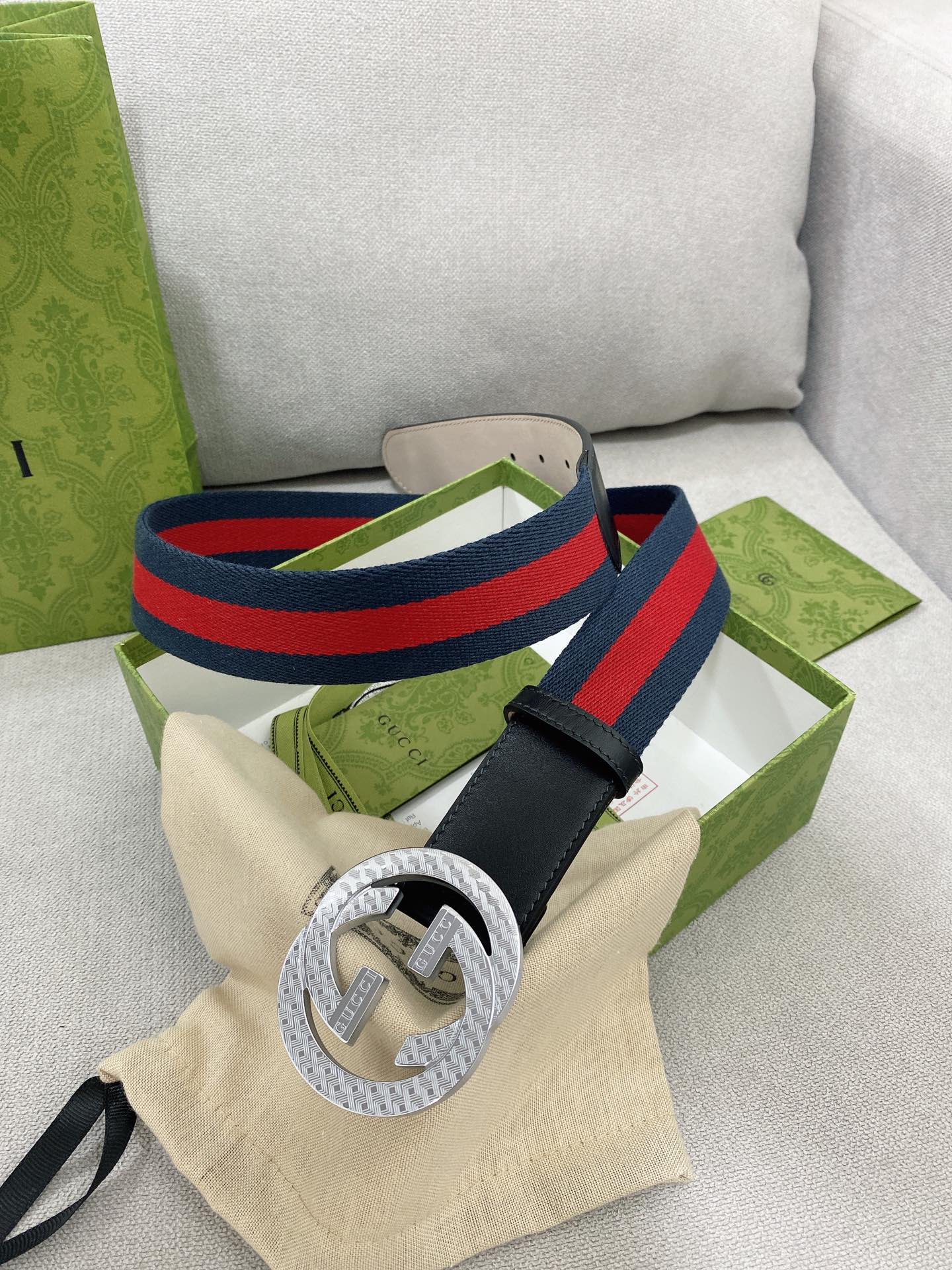 Gucci.古驰全套包装宽度38mm