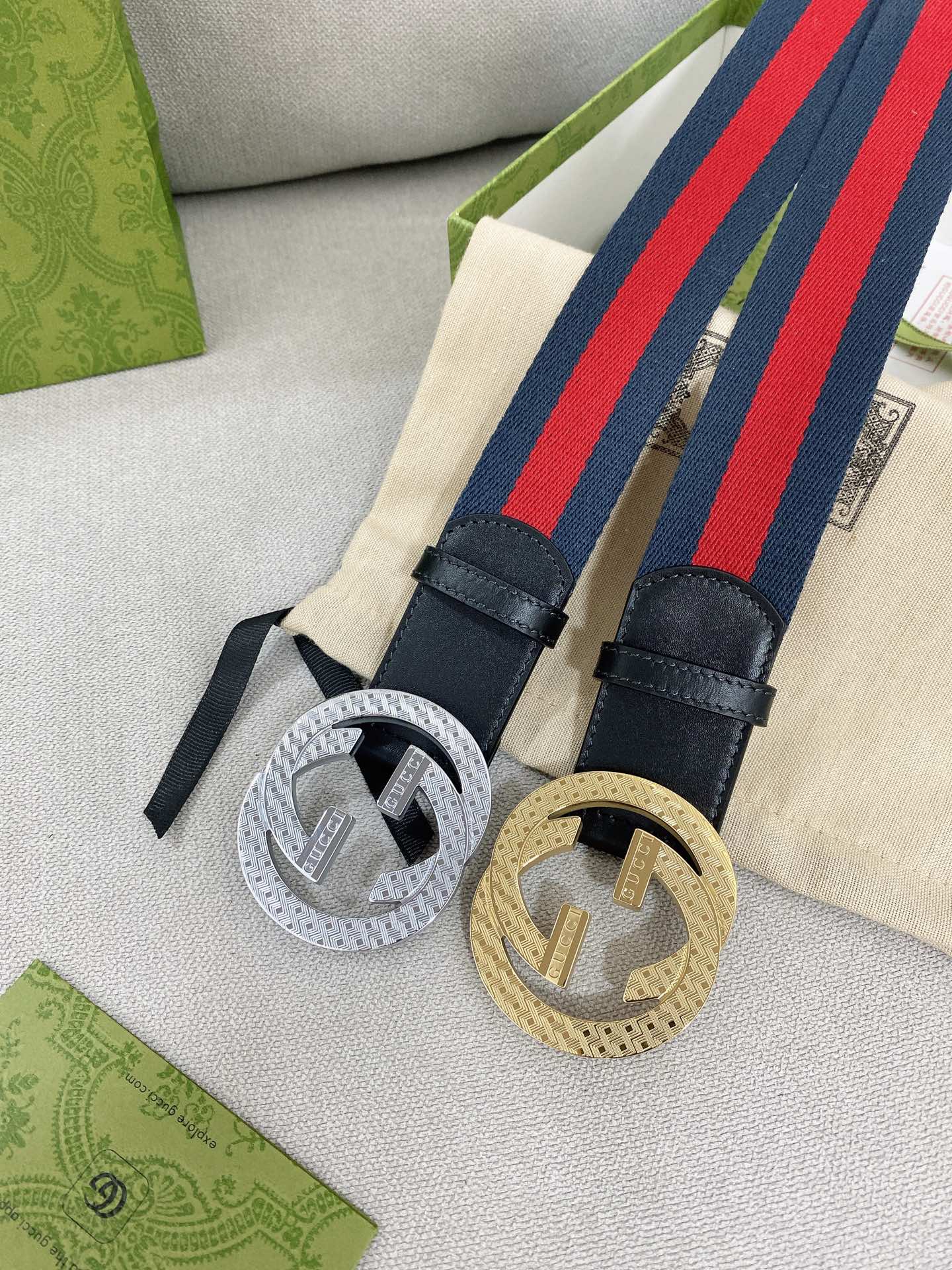 Gucci.古驰全套包装宽度38mm
