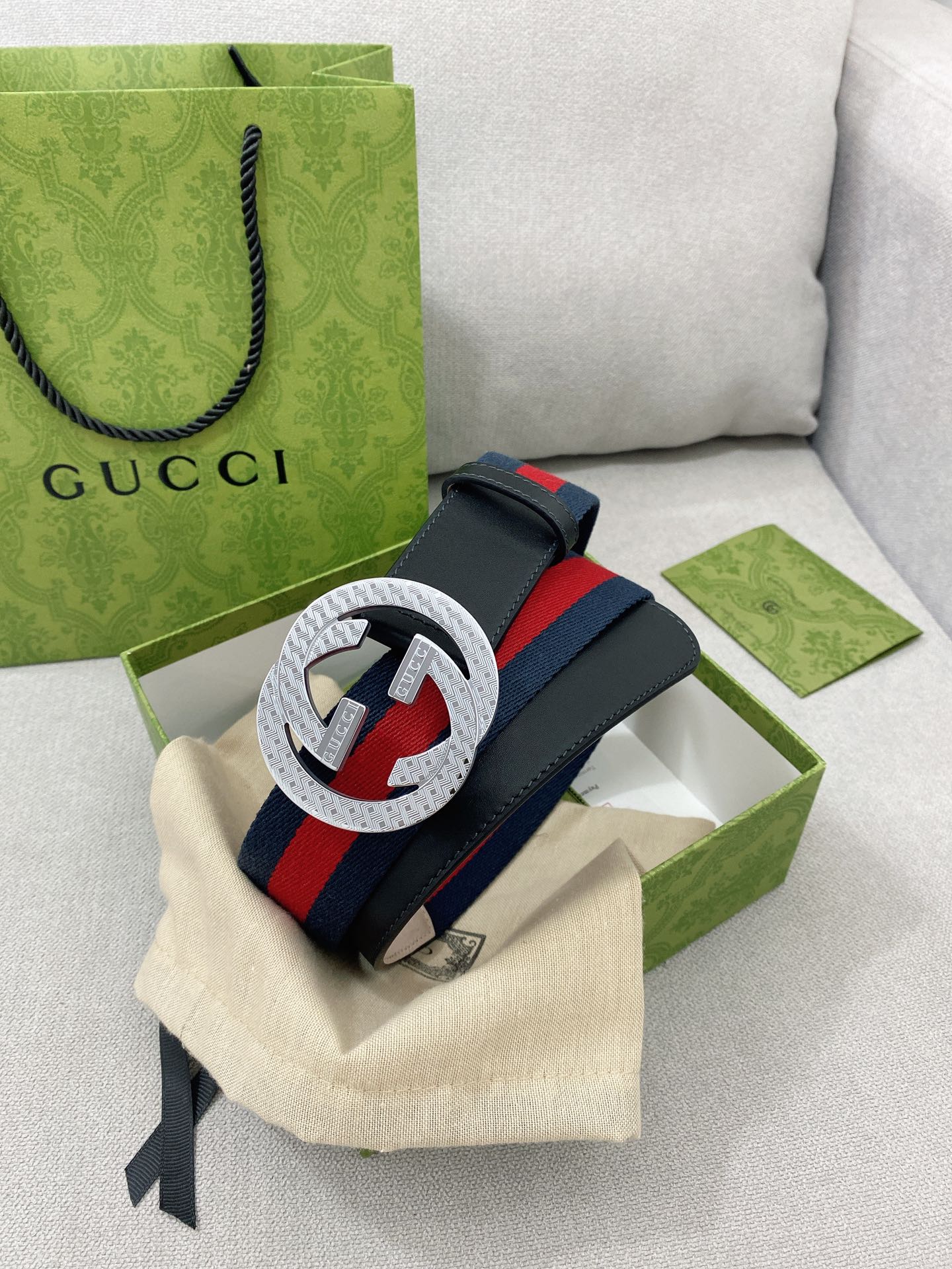 Gucci.古驰全套包装宽度38mm