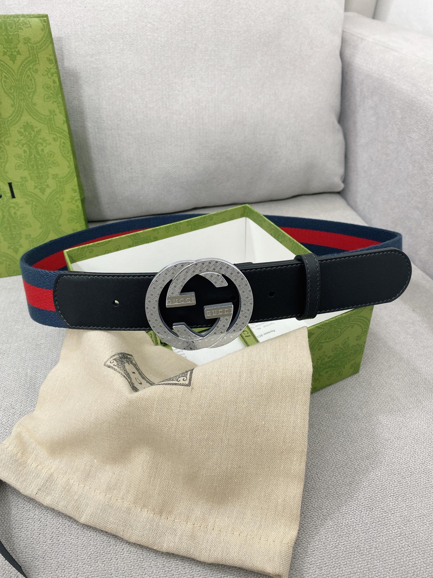 Gucci.古驰全套包装宽度38mm