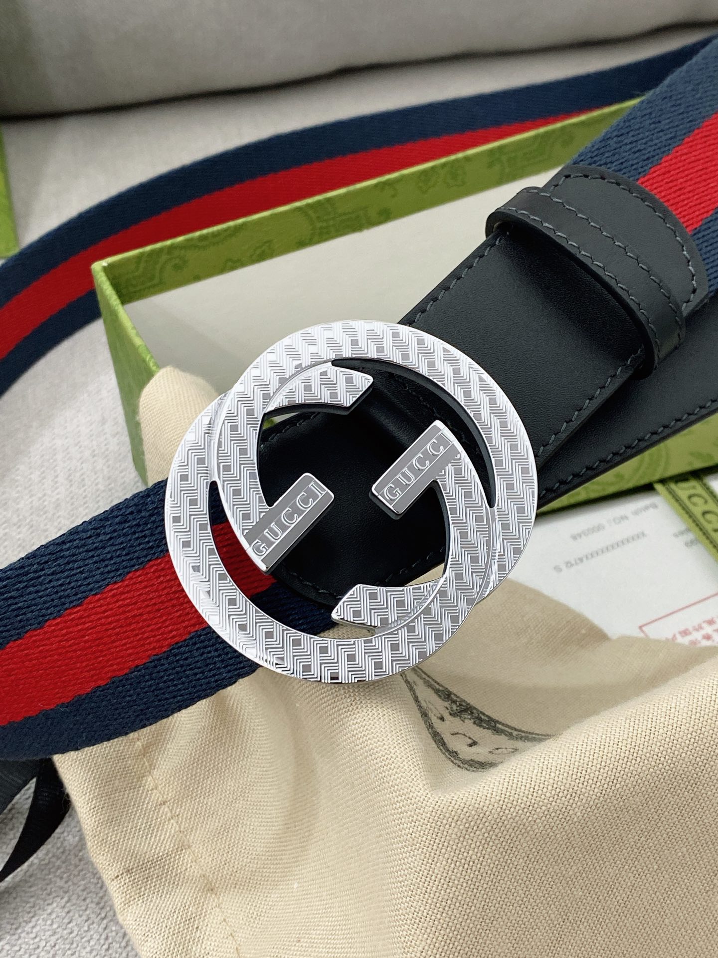 Gucci.古驰全套包装宽度38mm