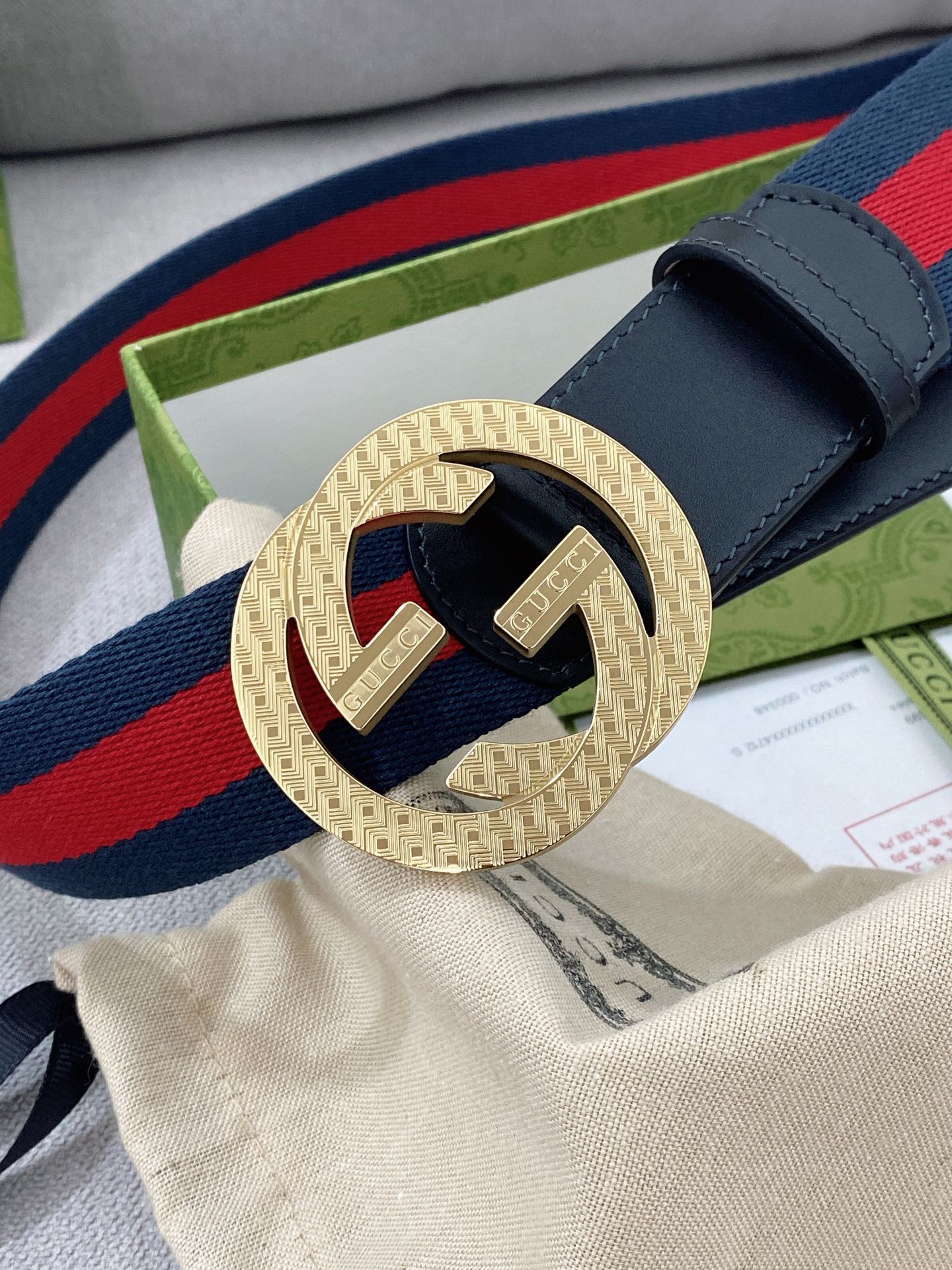 Gucci.古驰全套包装宽度38mm