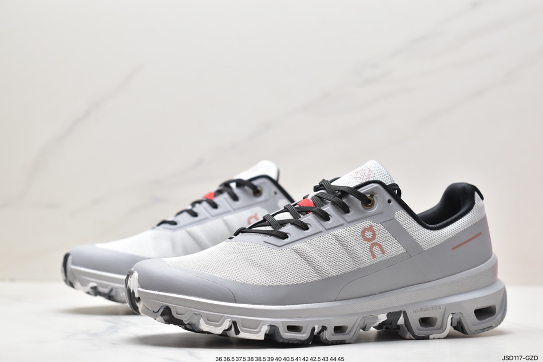 Cloudventure LOEWE Claude X series low-cut lightweight comfortable multi-functional casual sports shoes ”Geometric mesh white and black”