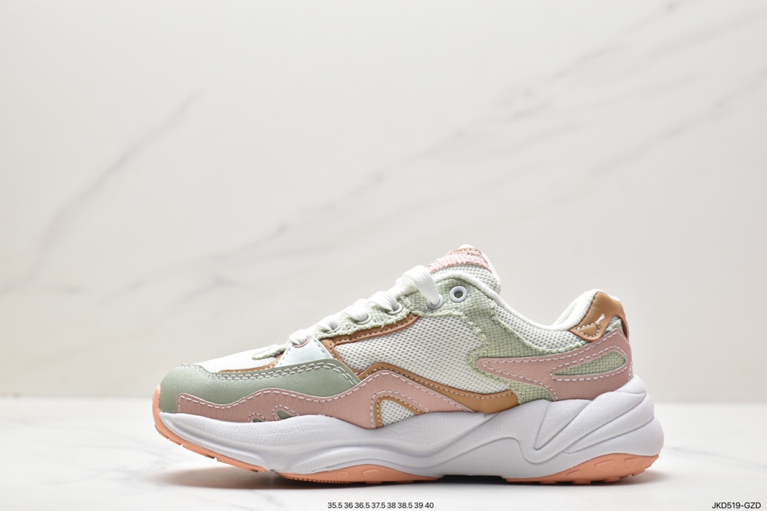 Xiaohongshu recommends the popular FILA couples' dad shoes, men's and women's shoes Mars shoes 2021 new retro versatile sports shoes T12W321101FWM