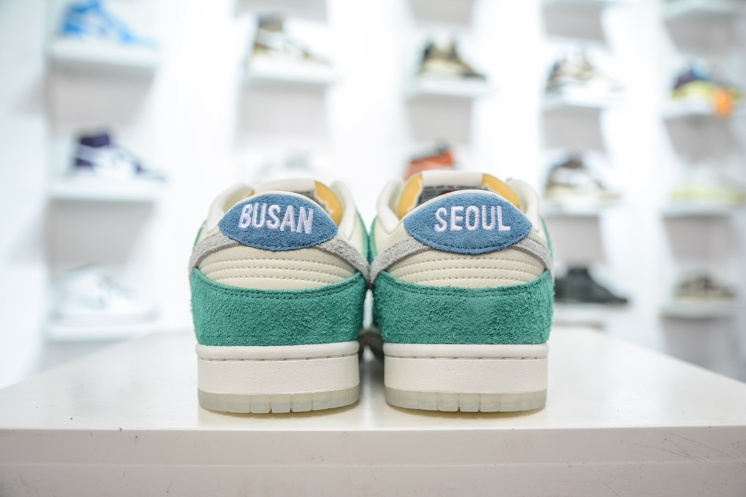180 性价比版 Kasina x Nike SB Dunk Low 联名款蒂芙尼绿复古低帮休闲运动滑板板 CZ6501-100