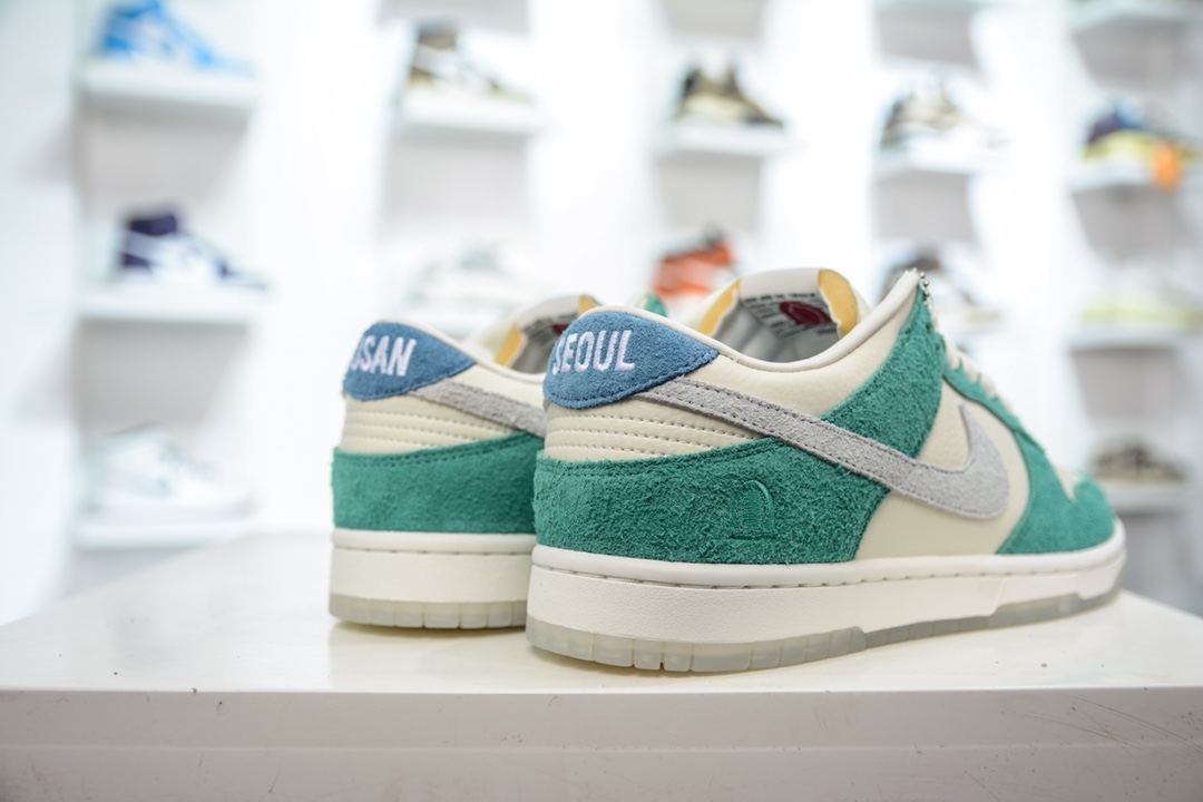 180 性价比版 Kasina x Nike SB Dunk Low 联名款蒂芙尼绿复古低帮休闲运动滑板板 CZ6501-100