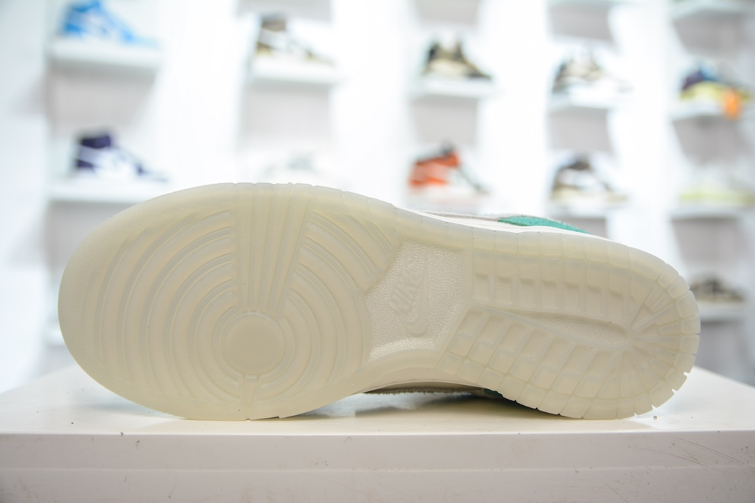 180 性价比版 Kasina x Nike SB Dunk Low 联名款蒂芙尼绿复古低帮休闲运动滑板板 CZ6501-100