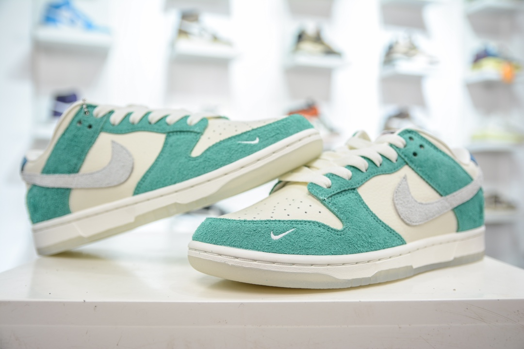 180 性价比版 Kasina x Nike SB Dunk Low 联名款蒂芙尼绿复古低帮休闲运动滑板板 CZ6501-100