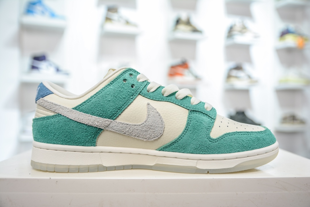180 性价比版 Kasina x Nike SB Dunk Low 联名款蒂芙尼绿复古低帮休闲运动滑板板 CZ6501-100