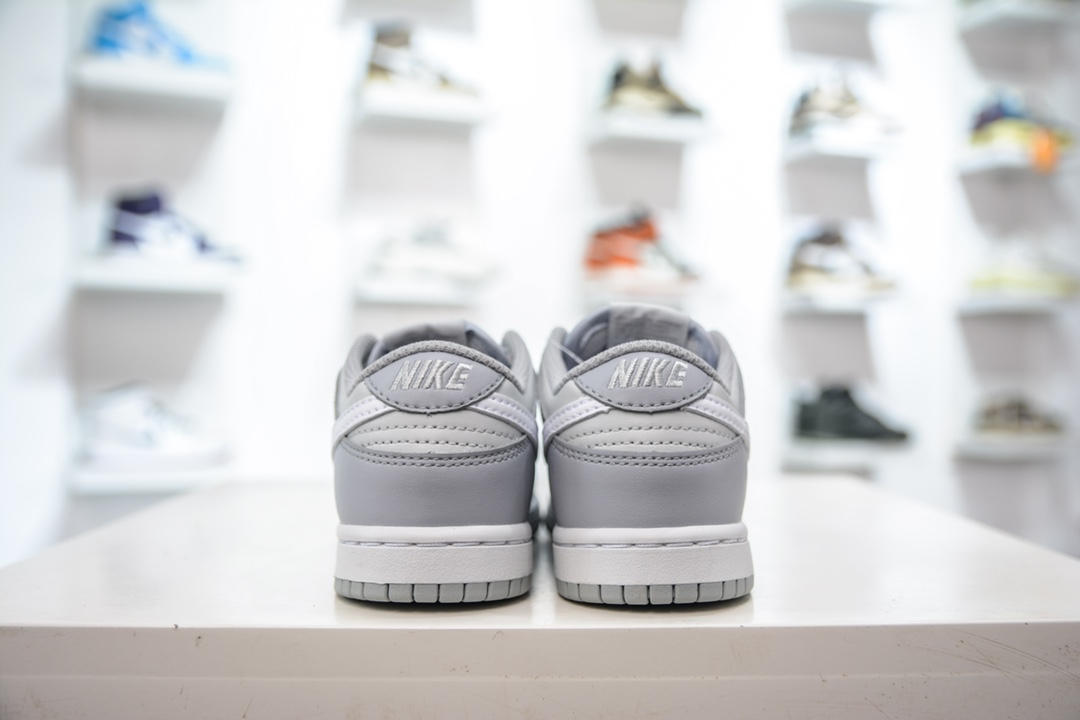 180 Nike Dunk Low （PLS) 童鞋 灰白低帮休闲运动板鞋 DH9756-001