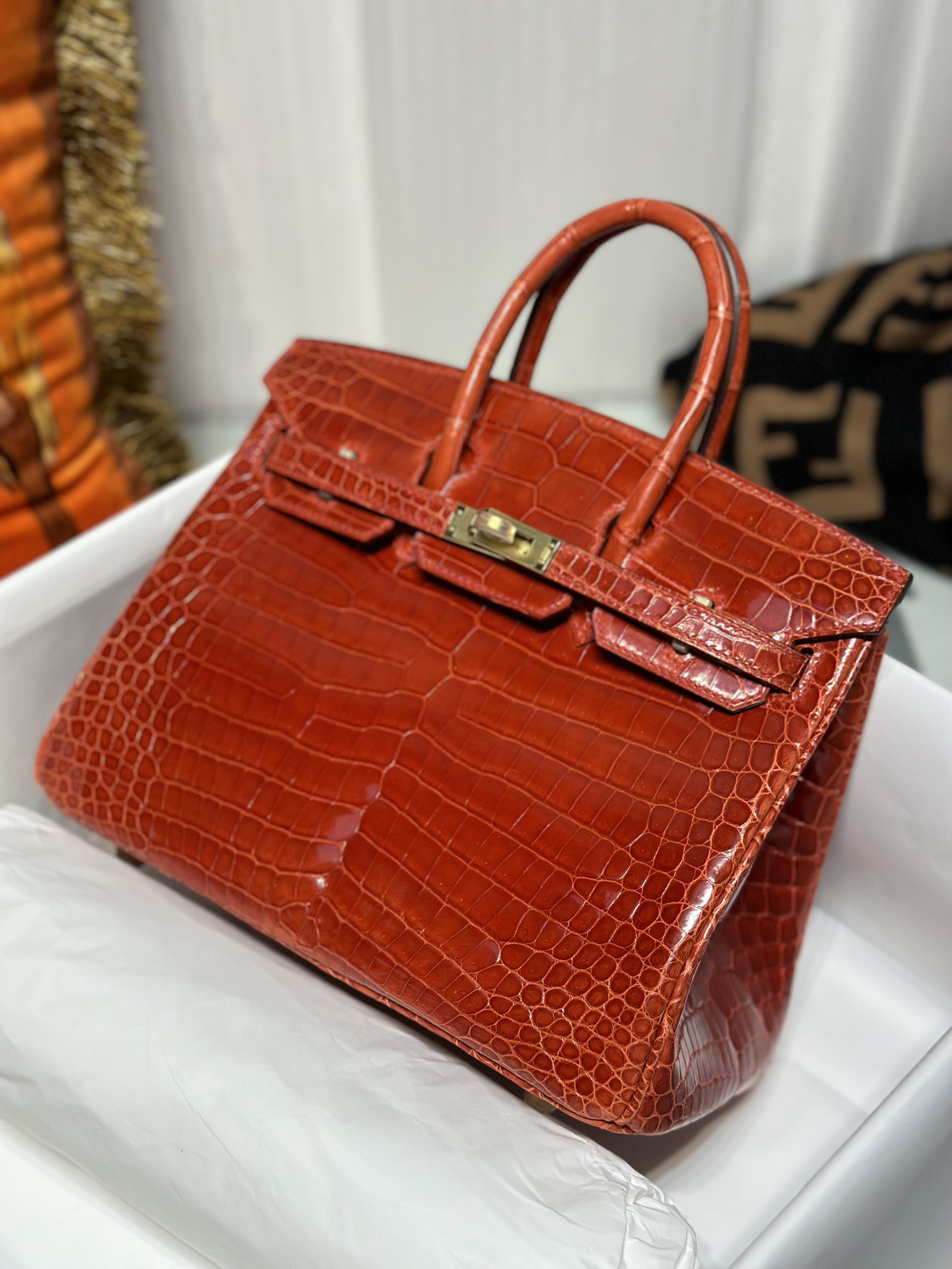 Hermes Birkin Bags Handbags Pink Gold Hardware