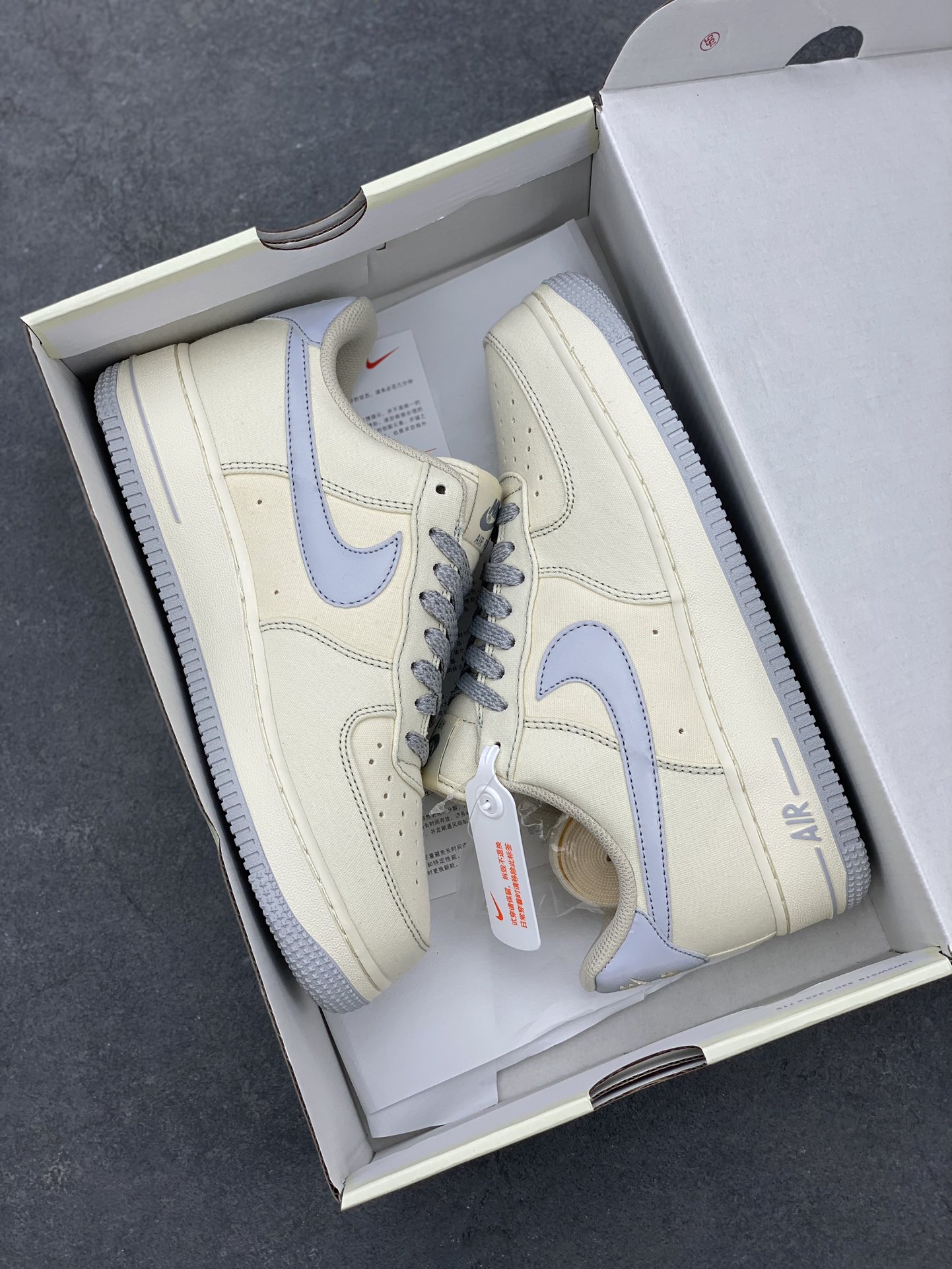 Nike Air Force 1 Low '07 Canvas Sneaker - Light Bone/Grey 10 i1687199788 2519 8