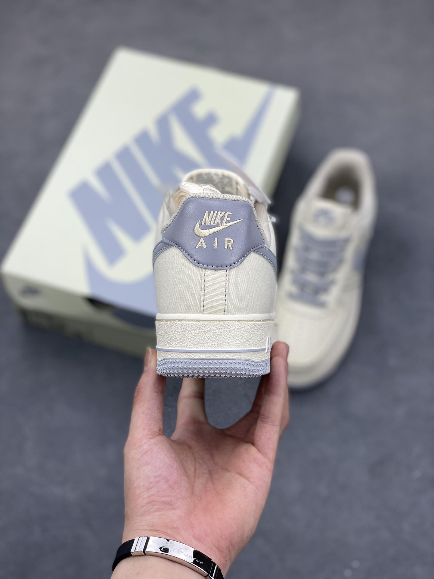 Nike Air Force 1 Low '07 Canvas Sneaker - Light Bone/Grey 5 i1687199788 3523 3