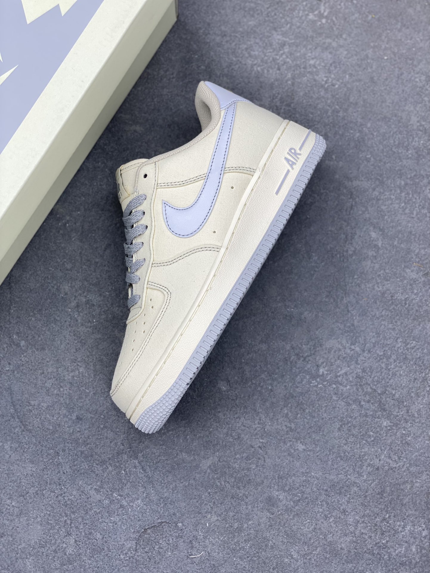 Nike Air Force 1 Low '07 Canvas Sneaker - Light Bone/Grey 8 i1687199788 6862 6