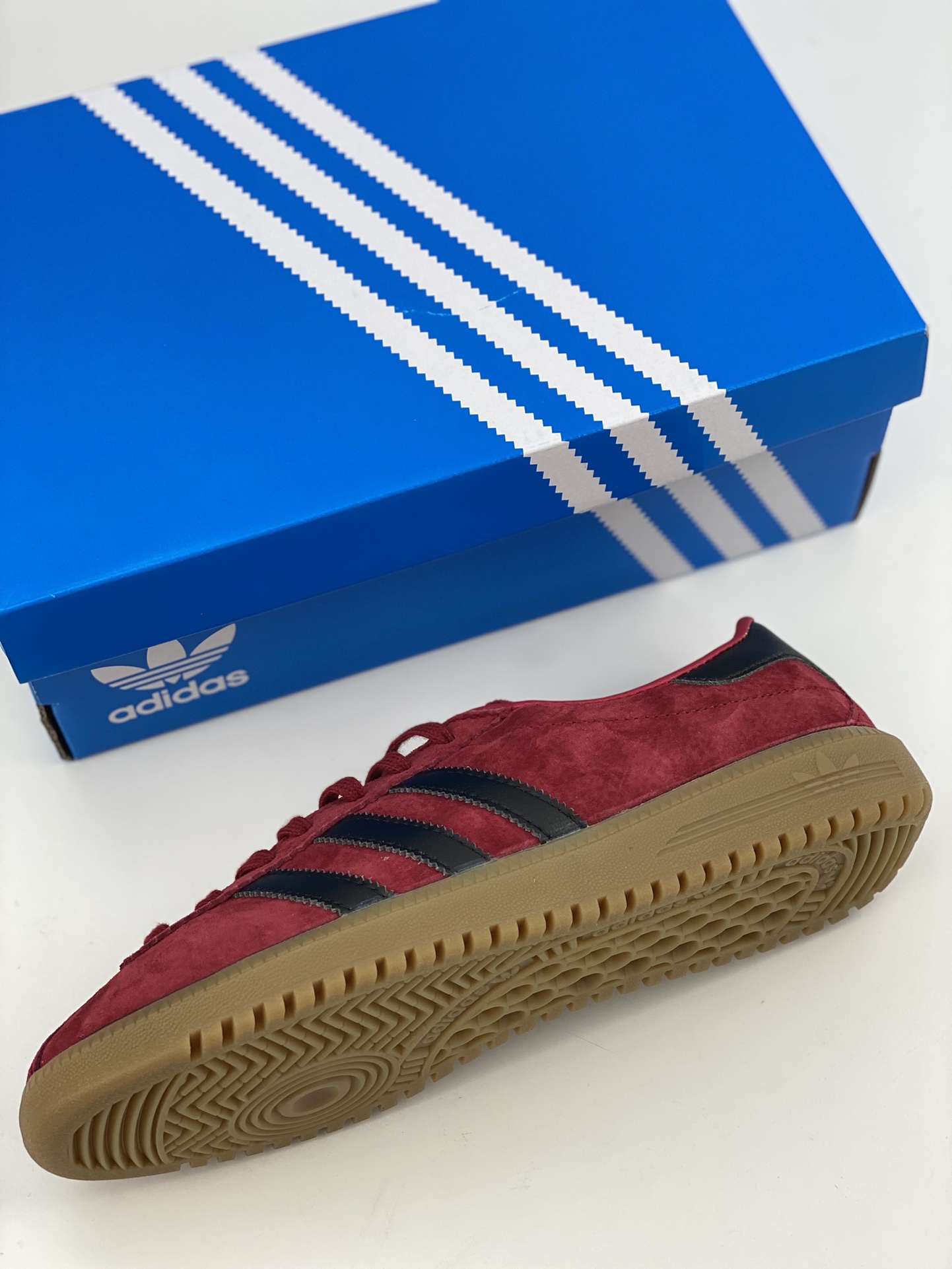 Adidas Originals Bermuda suede non-slip wear-resistant lightweight low-cut sneakers AQ1047