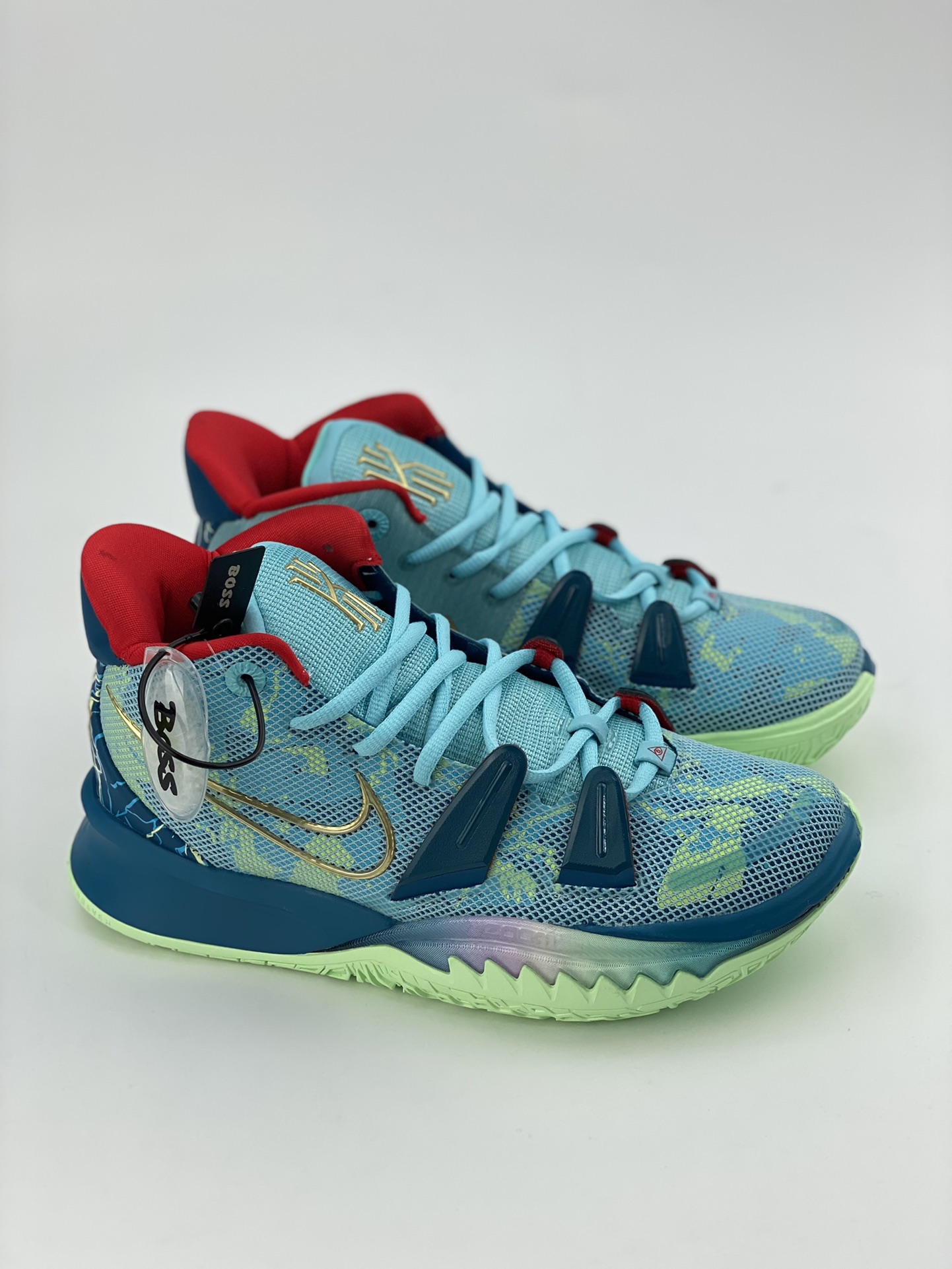 [BOSS Version] Nike Kyrie 7 Pre Heat Ep Irving 7th Generation Lake Green DC0588-400