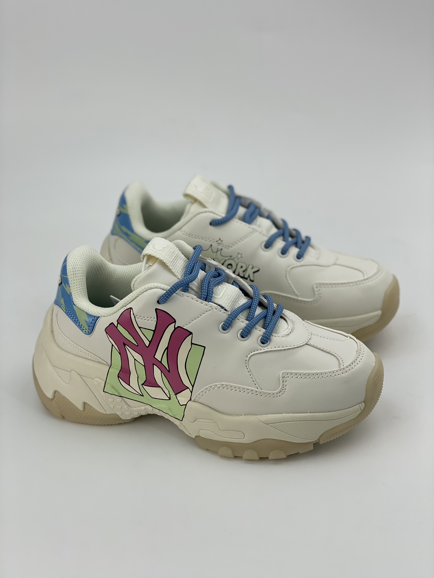 NY American Football Yankees MLB Big Ball Chunky A Running thick-soled dad thick-soled casual sports jogging shoes 3ASHCLC2N-C0001