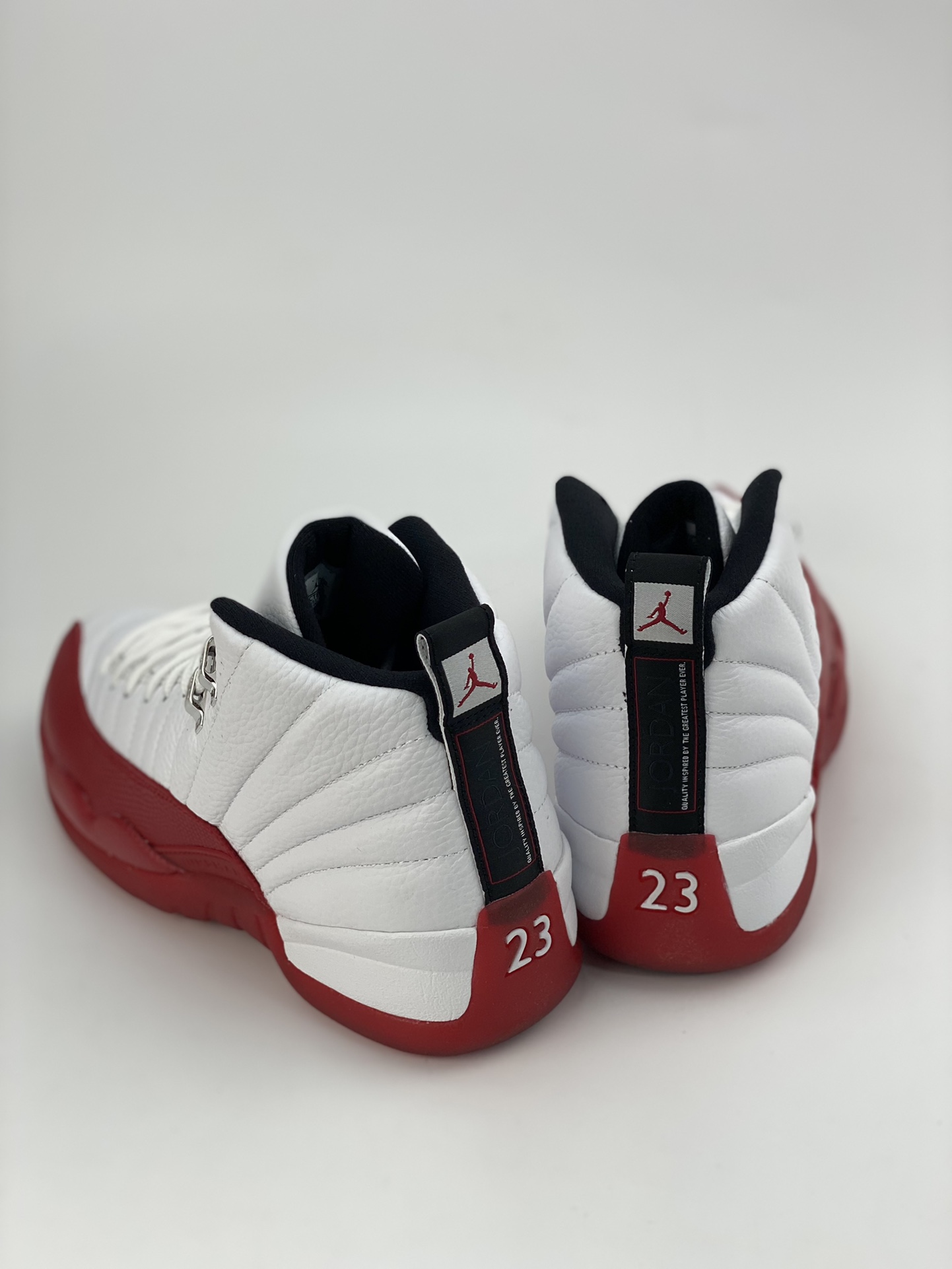 450 纯原大厂出品 乔丹 AJ12 "Cherry"白红樱桃 Air Jordan 12 AJ12乔12 男子文化篮球鞋 CT8013-116