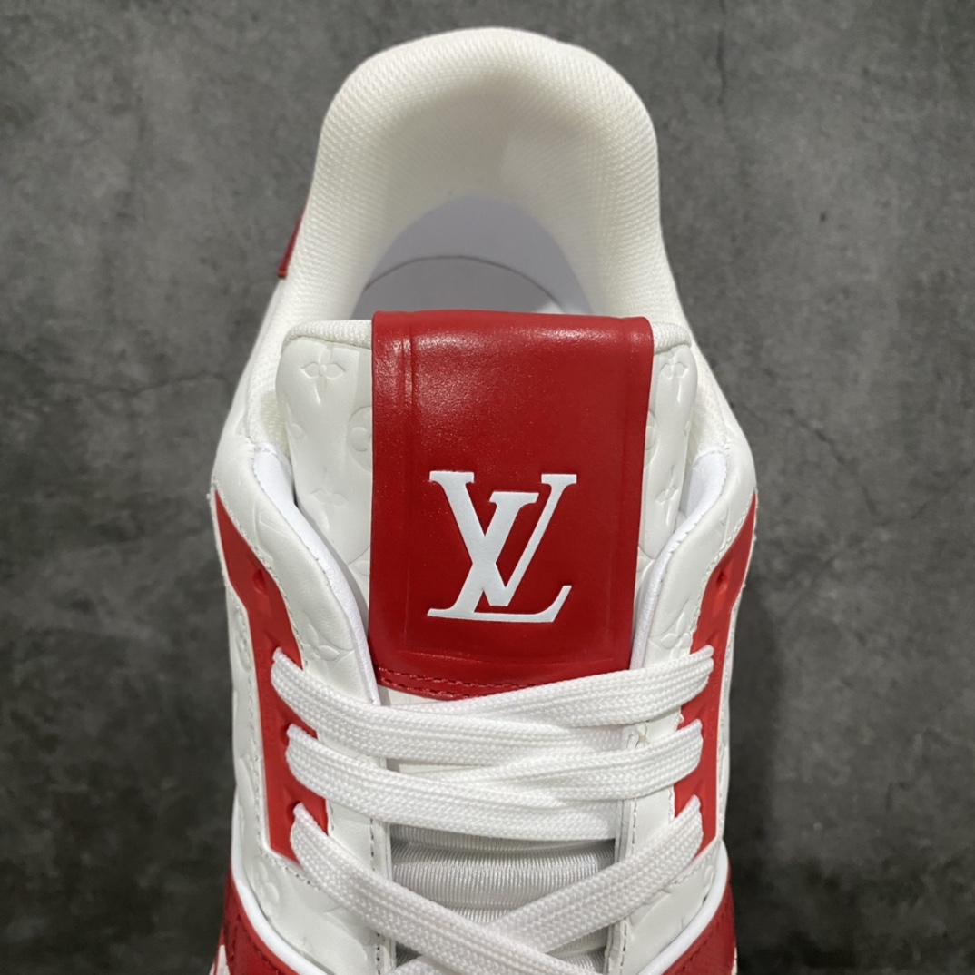 [Adhesive-free top version] LV Trainer series high-end luxury sports shoes available for delivery on the same day