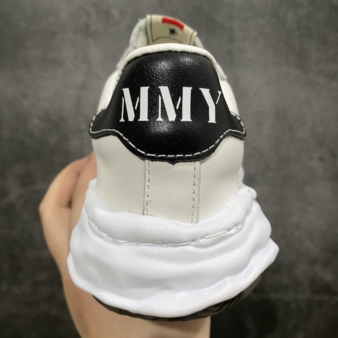 [Channel Version] MMY/Maison MIHARA YASUHIRO Wayne Original Sole Leather Low Sneaker Shell Head