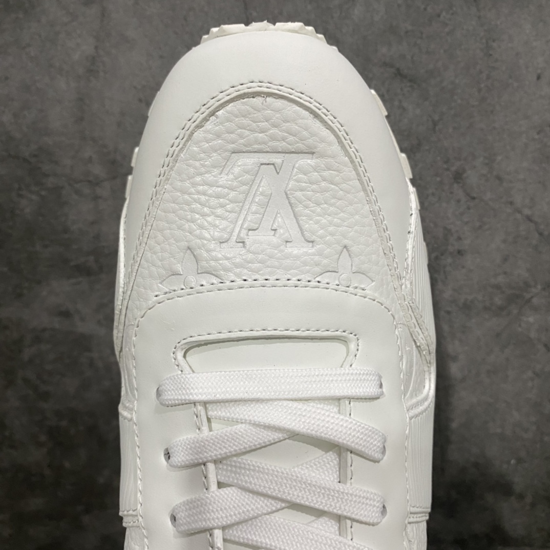 [Wandan pure original] Louis Vuitton LV Run Away calfskin low-top sneakers white