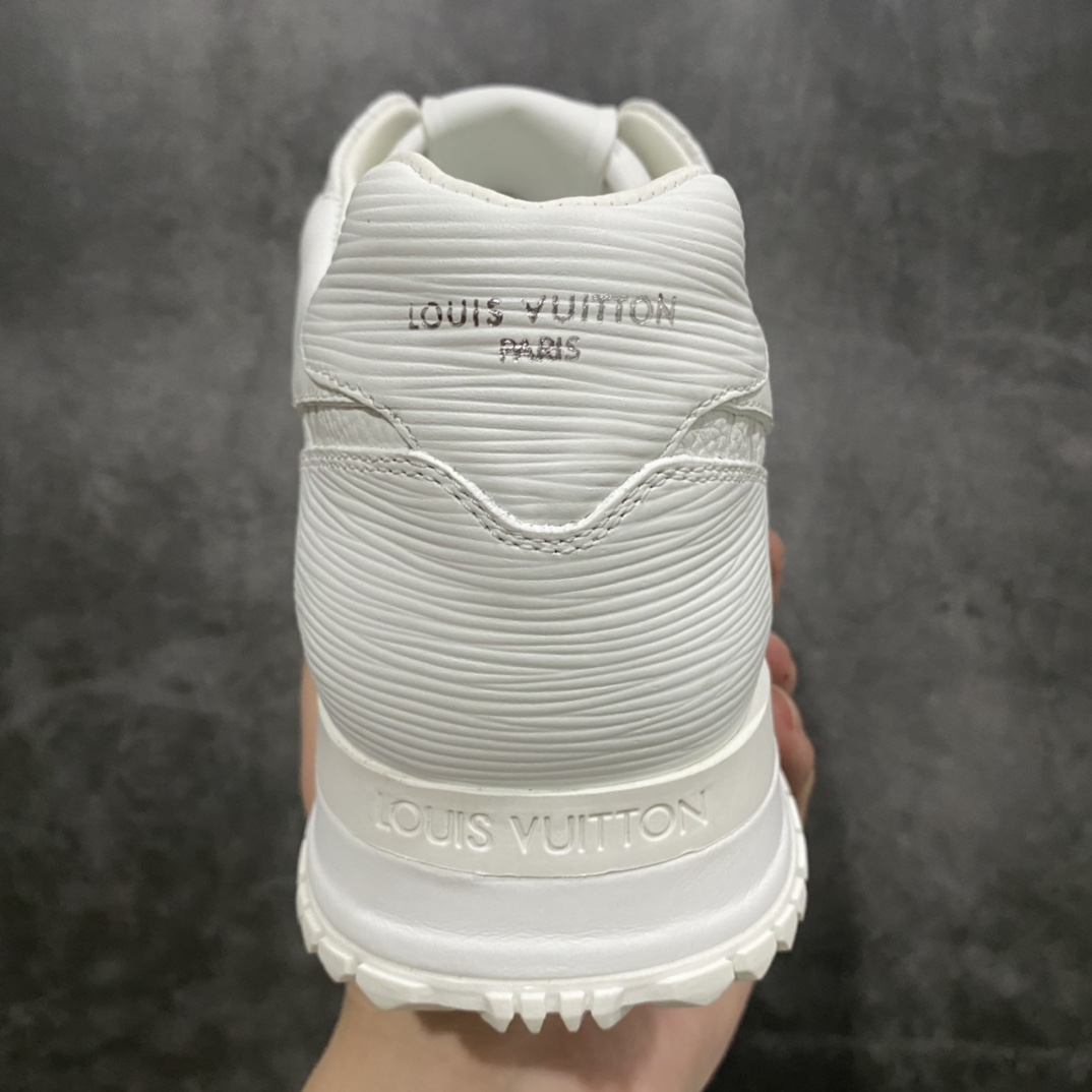 [Wandan pure original] Louis Vuitton LV Run Away calfskin low-top sneakers white