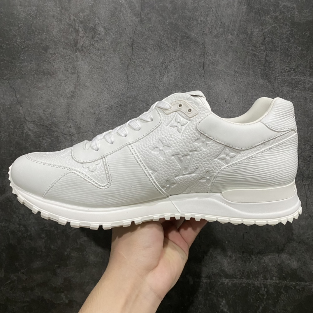 [Wandan pure original] Louis Vuitton LV Run Away calfskin low-top sneakers white