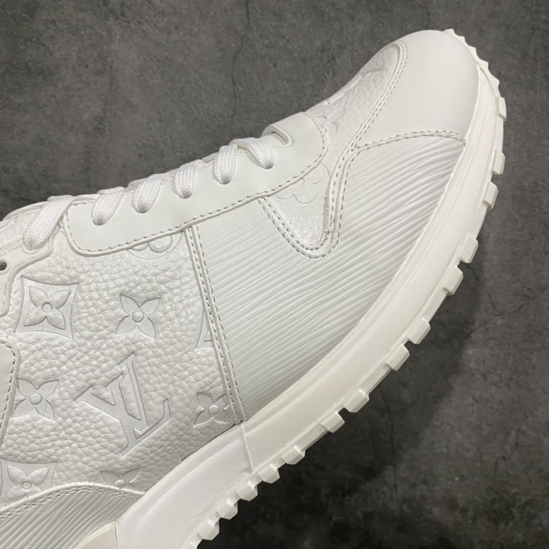 [Wandan pure original] Louis Vuitton LV Run Away calfskin low-top sneakers white