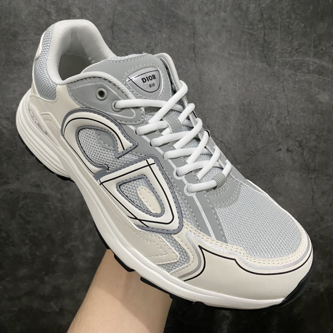 [Wandan Pure Original] Dior 22’s latest B30 series couple’s reflective dad sneakers