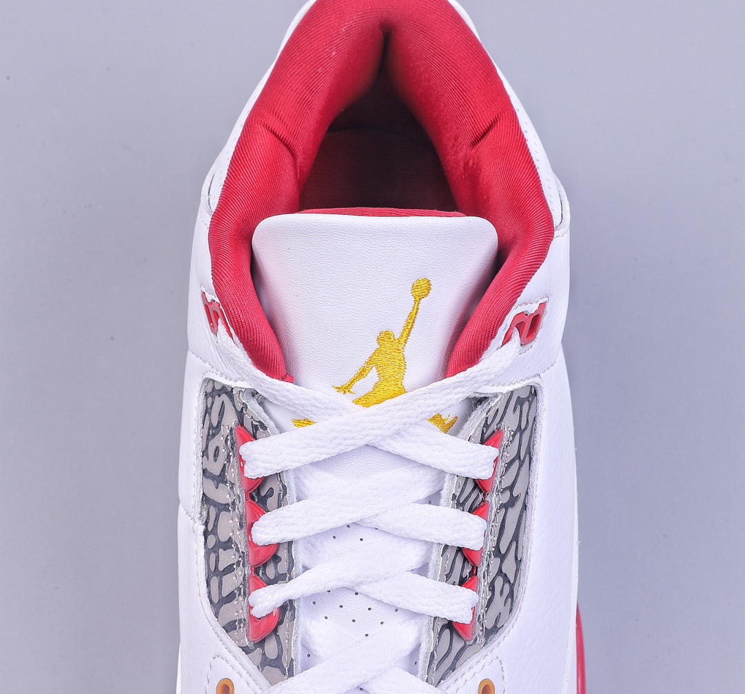 240 S Air Jordan AJ3 Retro 白酒红 红雀原楦原纸板开发 CT8532-126